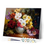 paint by numbers | Chrysanthemum Vase | advanced flowers | FiguredArt