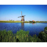 paint by numbers | Dutch Windmill | advanced landscapes | FiguredArt