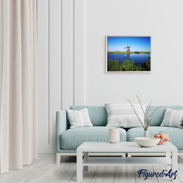 paint by numbers | Dutch Windmill | advanced landscapes | FiguredArt