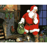 paint by numbers | Santa Claus Gift | christmas easy | FiguredArt