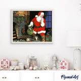 paint by numbers | Santa Claus Gift | christmas easy | FiguredArt