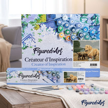 Load image into Gallery viewer, paint by numbers | Golden Retriever Dog | animals dogs intermediate | FiguredArt