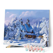 Load image into Gallery viewer, paint by numbers | Winter view | intermediate landscapes | FiguredArt