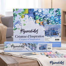 Load image into Gallery viewer, paint by numbers | Winter view | intermediate landscapes | FiguredArt