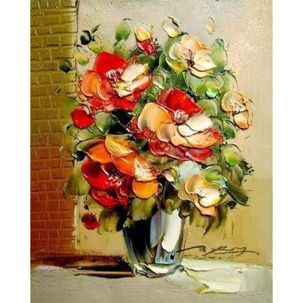 paint by numbers | Flowers Memory | easy flowers | FiguredArt