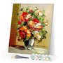 paint by numbers | Flowers Memory | easy flowers | FiguredArt