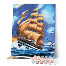 Load image into Gallery viewer, paint by numbers | Sailing Ship | easy ships and boats | FiguredArt