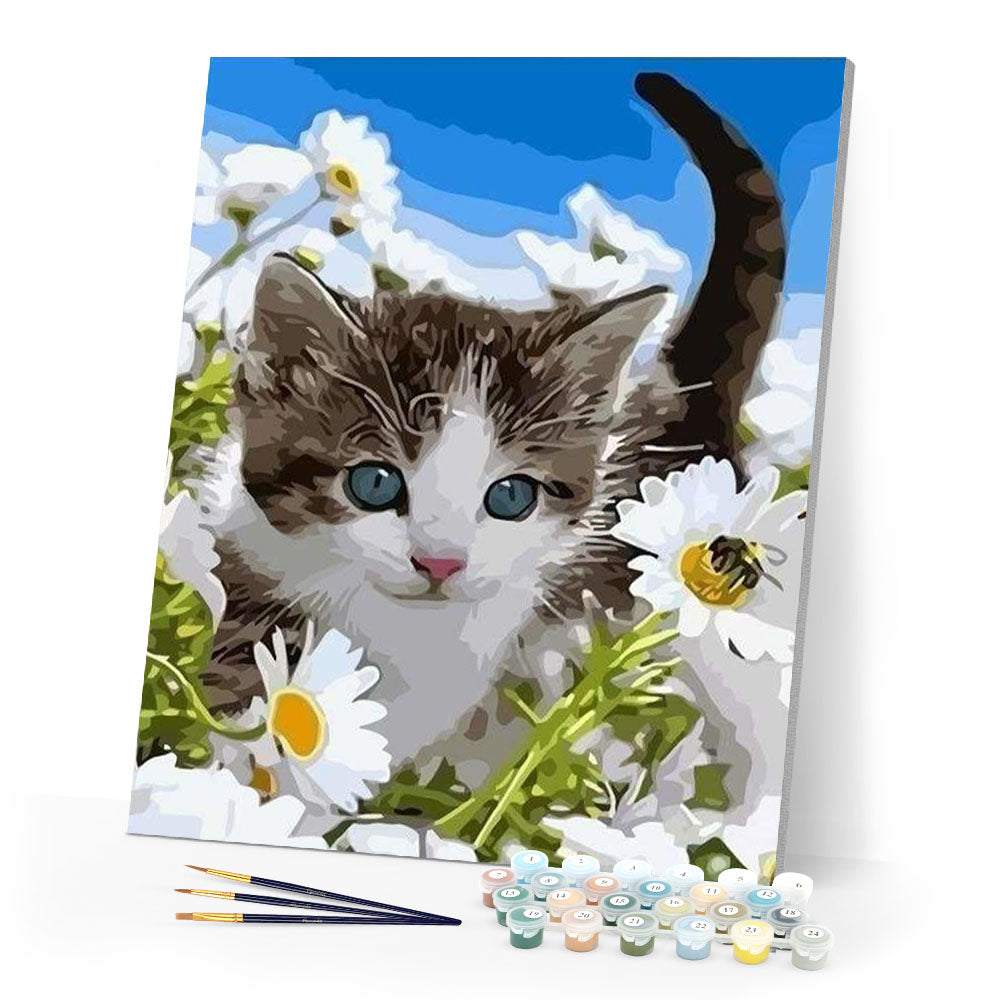 paint by numbers | Wild Cat | animals cats easy | FiguredArt