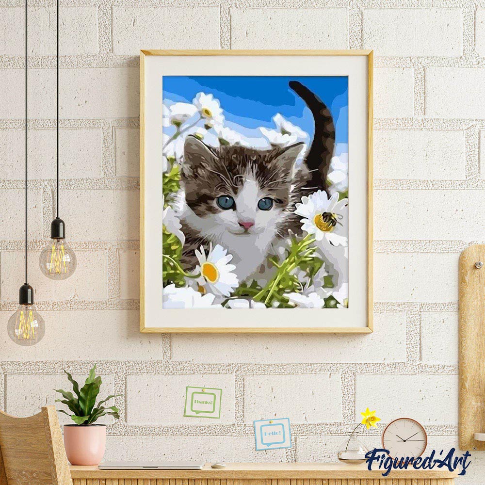 paint by numbers | Wild Cat | animals cats easy | FiguredArt