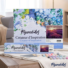 Load image into Gallery viewer, paint by numbers | Lavender Field | advanced flowers landscapes | FiguredArt