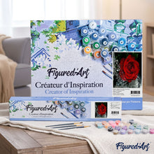 Load image into Gallery viewer, paint by numbers | Red Rose Fragrance | easy flowers | FiguredArt
