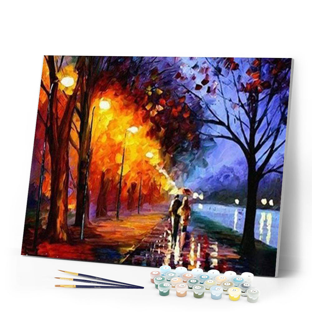 paint by numbers | Couple at the Lake | advanced romance | FiguredArt