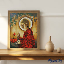 Load image into Gallery viewer, paint by numbers | Buddha | intermediate religion | FiguredArt