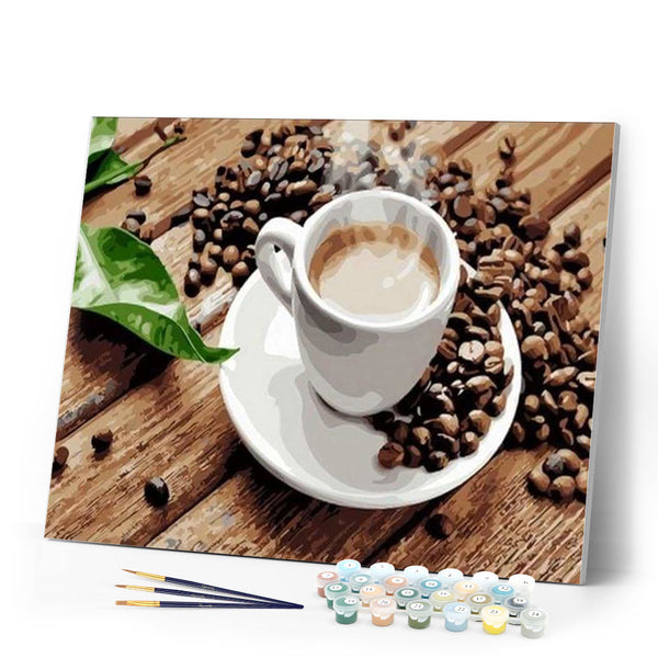 paint by numbers | Coffee Beans | intermediate kitchen | FiguredArt