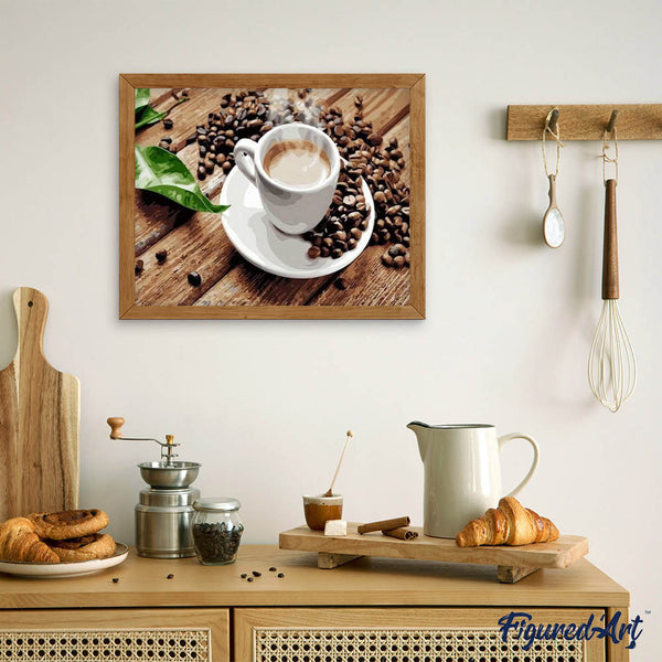 paint by numbers | Coffee Beans | intermediate kitchen | FiguredArt