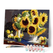 Load image into Gallery viewer, paint by numbers | Fruit and Sunflowers | easy flowers | FiguredArt