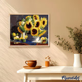 paint by numbers | Fruit and Sunflowers | easy flowers | FiguredArt
