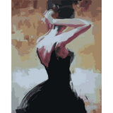 paint by numbers | Holding her Hair | easy portrait | FiguredArt