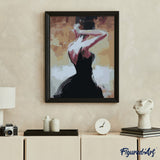 paint by numbers | Holding her Hair | easy portrait | FiguredArt