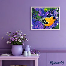Load image into Gallery viewer, paint by numbers | Orange Bird | animals birds easy | FiguredArt