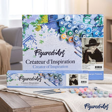 Load image into Gallery viewer, paint by numbers | Elegant Women and Coffee Mug | animals beginners easy elephants portrait | FiguredArt