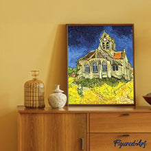 Load image into Gallery viewer, paint by numbers | Orville church | cities intermediate | FiguredArt
