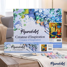 Load image into Gallery viewer, paint by numbers | Women and Blue Cat | cats easy famous paintings | FiguredArt