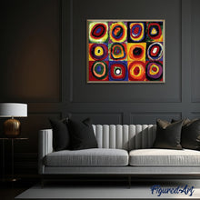 Load image into Gallery viewer, paint by numbers | Circles | abstract easy | FiguredArt
