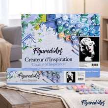 Load image into Gallery viewer, paint by numbers | Monroe Black And White | easy portrait | FiguredArt