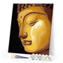 paint by numbers | Golden Buddha | beginners easy portrait religion | FiguredArt