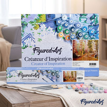 Load image into Gallery viewer, paint by numbers | Wooden Arch | advanced cities landscapes | FiguredArt