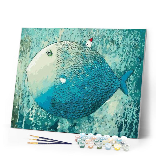 paint by numbers | Artistic Fish | animals fish intermediate | FiguredArt