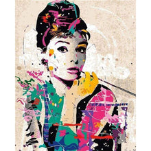 Load image into Gallery viewer, paint by numbers | Audrey | advanced Pop Art portrait | FiguredArt