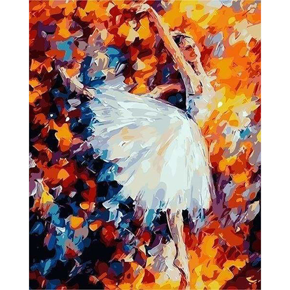 paint by numbers | Dancer in Color | dance intermediate | FiguredArt