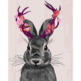 paint by numbers | Pretty Rabbit | animals easy rabbits | FiguredArt