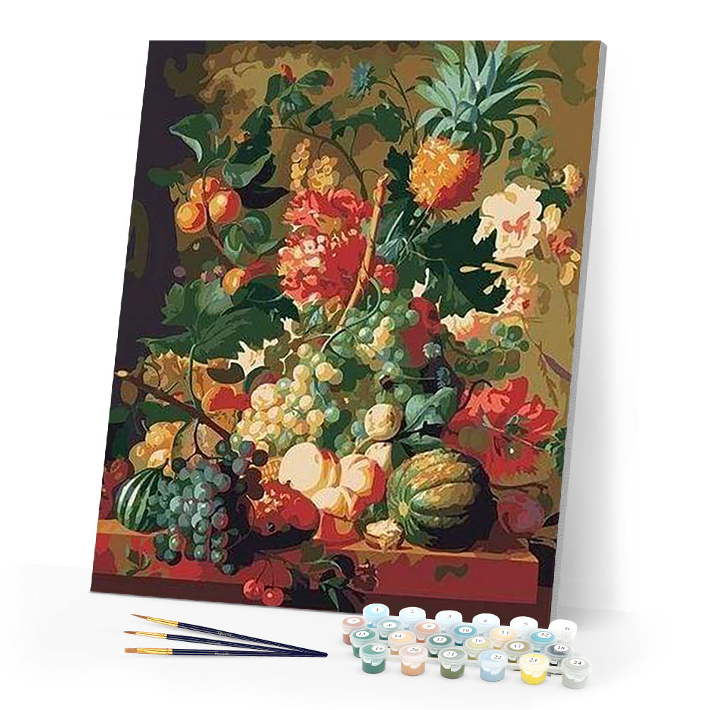 paint by numbers | Fruits on the Table | flowers intermediate | FiguredArt