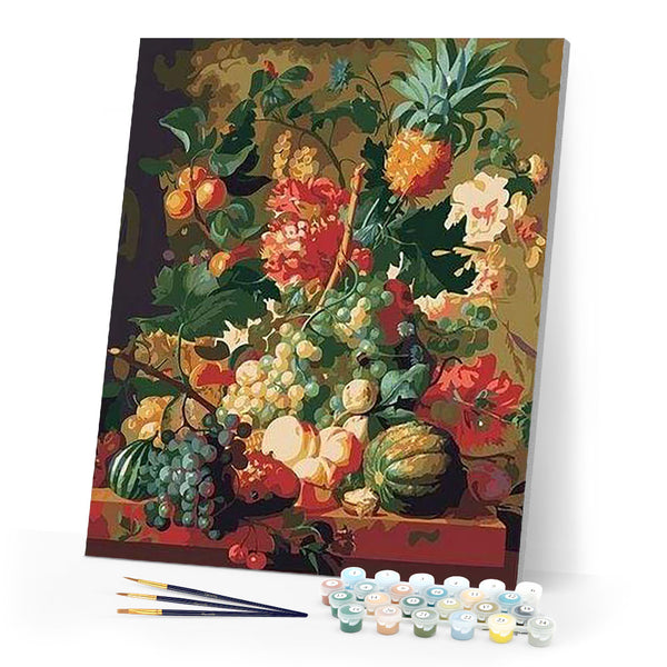 paint by numbers | Fruits on the Table | flowers intermediate | FiguredArt