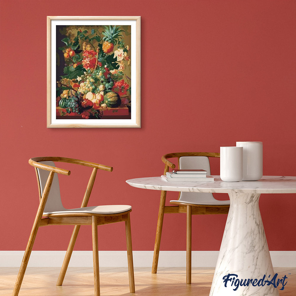 paint by numbers | Fruits on the Table | flowers intermediate | FiguredArt