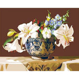 paint by numbers | Fragrant Lily | easy flowers | FiguredArt