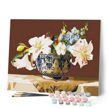 Load image into Gallery viewer, paint by numbers | Fragrant Lily | easy flowers | FiguredArt