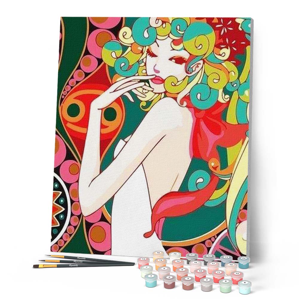 Paint by numbers - Asian Pop Art – Figured'Art