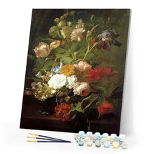 Load image into Gallery viewer, paint by numbers | Jar with Flowers | advanced flowers | FiguredArt