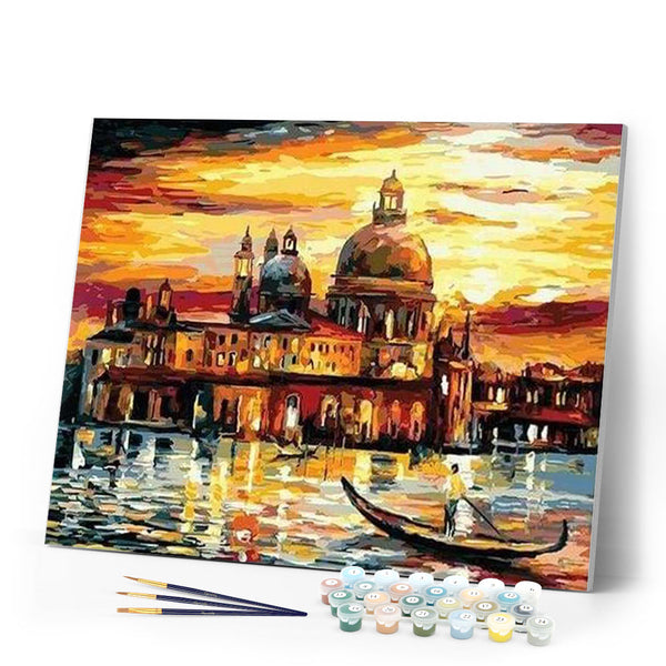 paint by numbers | Venice landscape | cities intermediate | FiguredArt