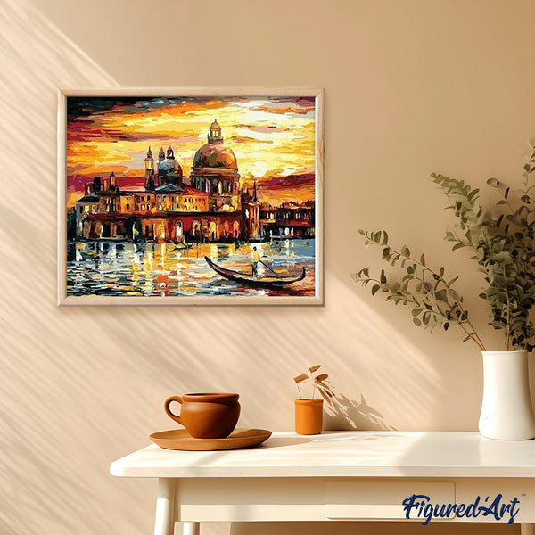 paint by numbers | Venice landscape | cities intermediate | FiguredArt