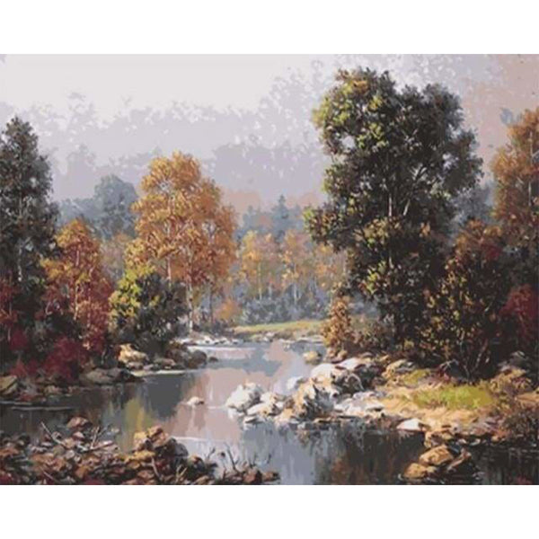paint by numbers | Forest landscape | advanced landscapes | FiguredArt