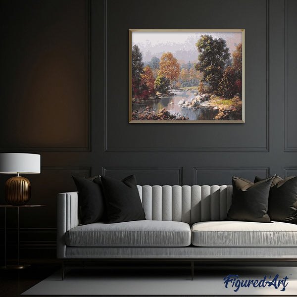 paint by numbers | Forest landscape | advanced landscapes | FiguredArt