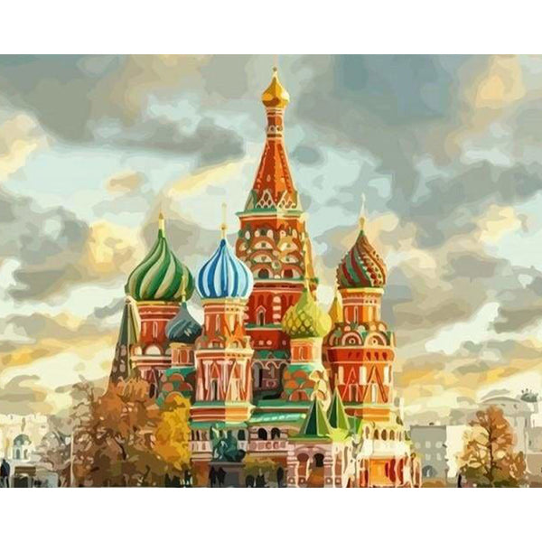 paint by numbers | St. Petersburg Church | cities easy | FiguredArt