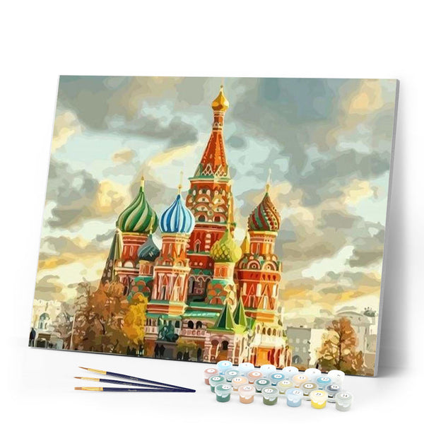 paint by numbers | St. Petersburg Church | cities easy | FiguredArt