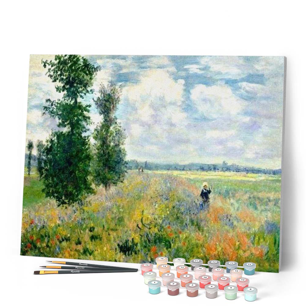 Paint by numbers - Monet Field of Poppies – Figured'Art