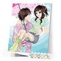 paint by numbers | Under the Rain | easy kids romance | FiguredArt